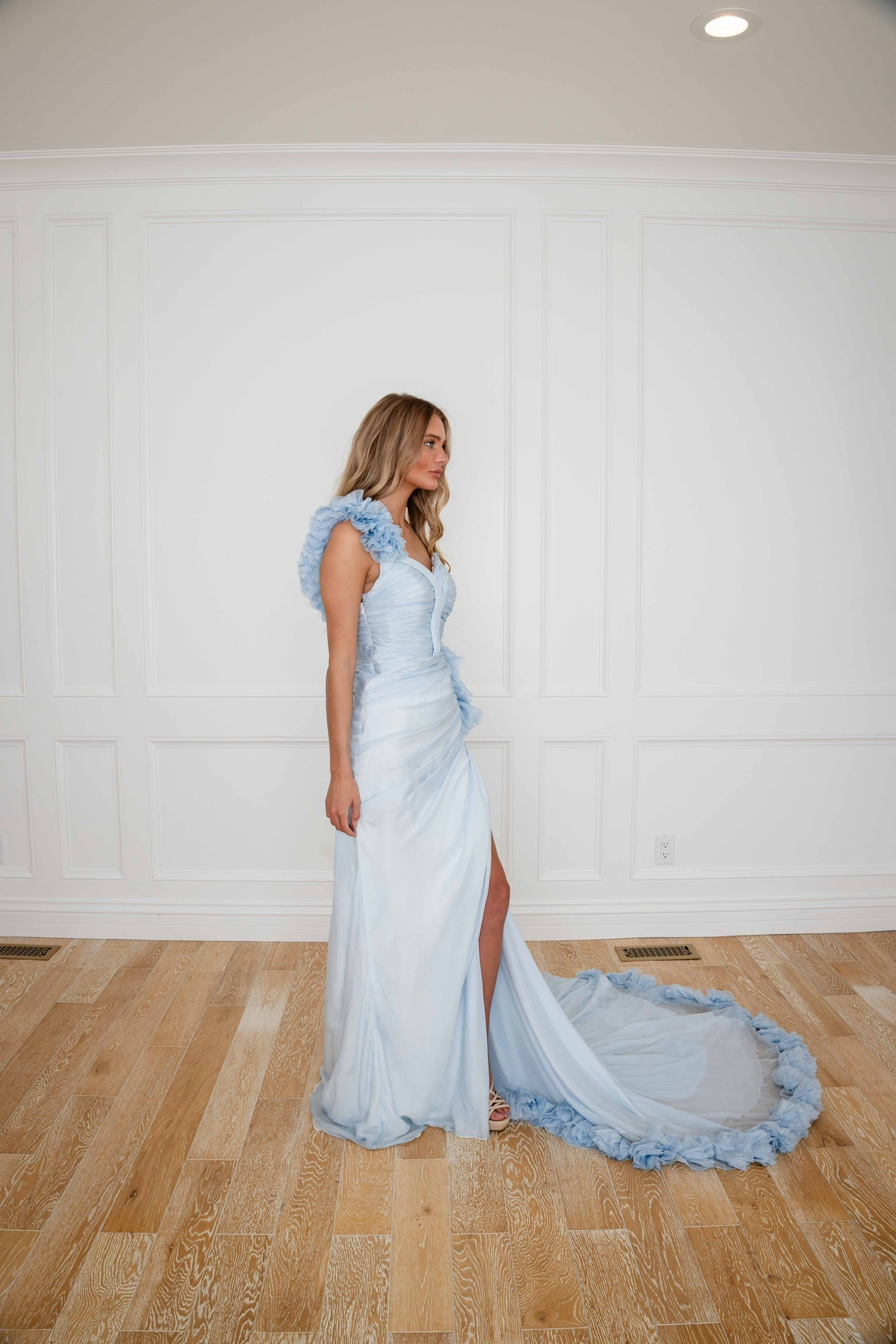 blue silk wedding dress Sweetheart Ball Gown Navy Blue Wedding Dresses Satin Sweet 16 Dress Navy Blue / US4
