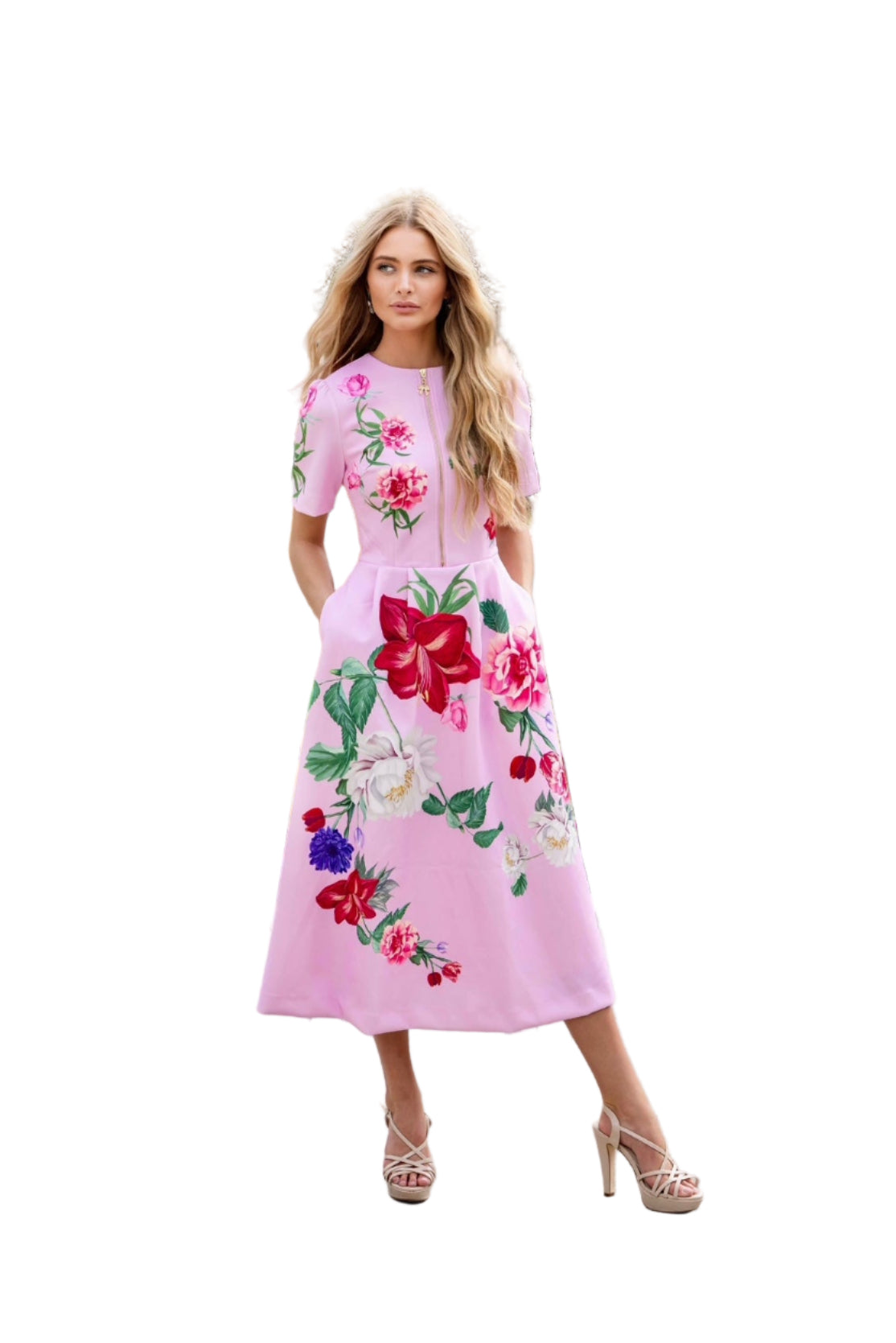 Destiny Floral Midi Dress