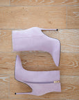 Emily Pink suede low stiletto boot