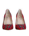 Eva Red Plaid Heel