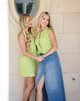 Elsie Green Two piece Knit skirt set