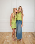 Elsie Green Two piece Knit skirt set