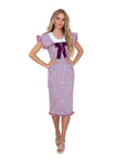 Dorrit Purple Tweed dress